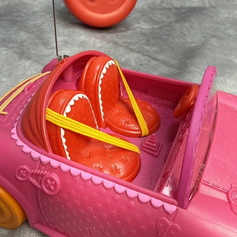 Lalaloopsy Rc Cruiser Red Pink Orange Remote Control Car Doll Vehicle 2011 Works
